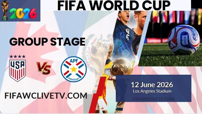 {Match-4} USA Vs Paraguay World Cup 2026 Live Stream & Replay