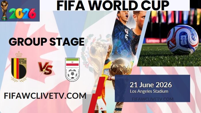 {Match-39} Belgium Vs Iran World Cup 2026 Live Stream & Replay