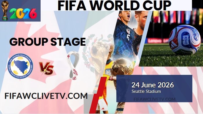 {Match-52} Bosnia And Herzegovina Vs Qatar World Cup 2026 Live Stream & Replay slider