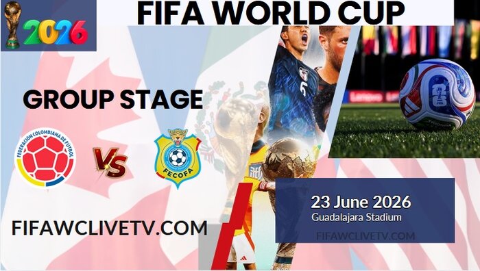 {Match-48} Colombia Vs Congo DR World Cup 2026 Live Stream & Replay