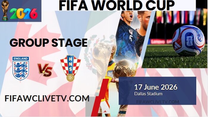 {Match-22} England Vs Croatia World Cup 2026 Live Stream & Replay