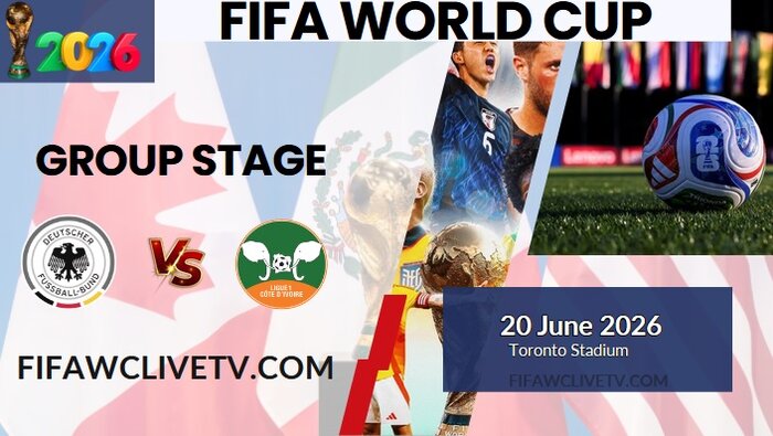 {Match-33} Germany Vs Ivory Coast World Cup 2026 Live Stream & Replay