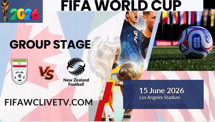 {Match-15} Iran Vs New Zealand World Cup 2026 Live Stream & Replay