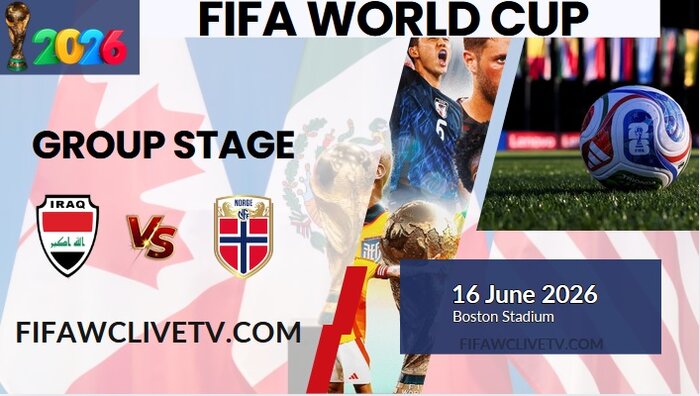 {Match-18} Iraq Vs Norway World Cup 2026 Live Stream & Replay