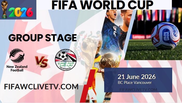 {Match-40} New Zealand Vs Egypt World Cup 2026 Live Stream & Replay
