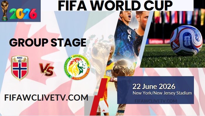 {Match-41} Norway Vs Senegal World Cup 2026 Live Stream & Replay