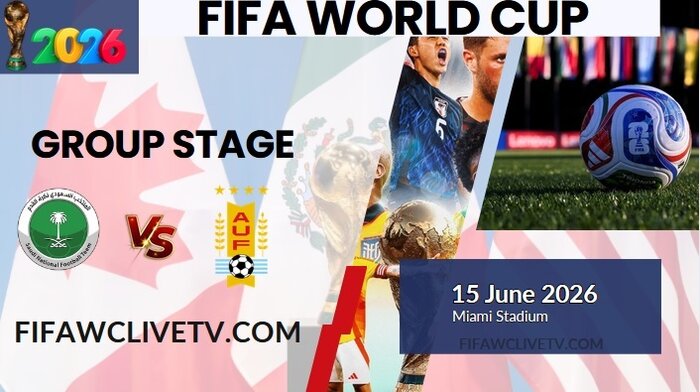 {Match-13} Saudi Arabia Vs Uruguay World Cup 2026 Live Stream & Replay
