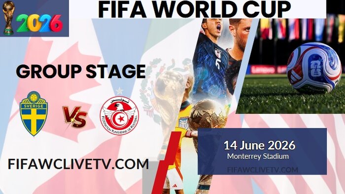 {Match-12} Sweden Vs Tunisia World Cup 2026 Live Stream & Replay