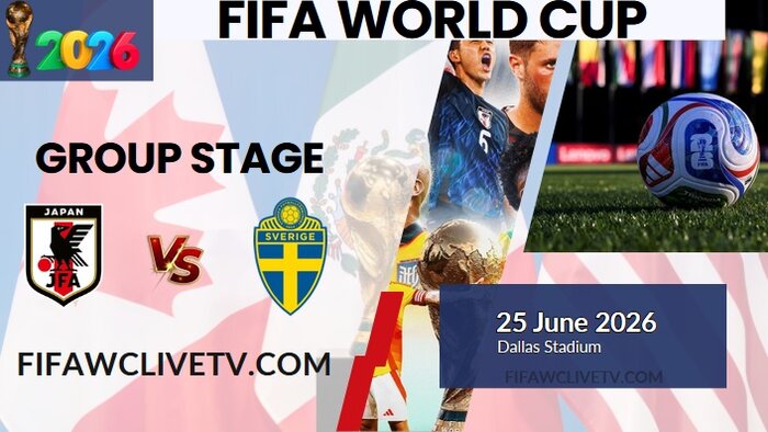 {Match-57} Japan Vs Sweden World Cup 2026 Live Stream & Replay