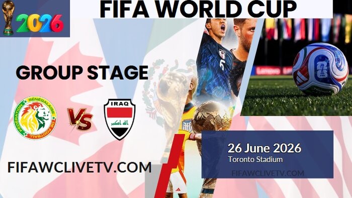{Match-62} Senegal Vs Iraq World Cup 2026 Live Stream & Replay slider