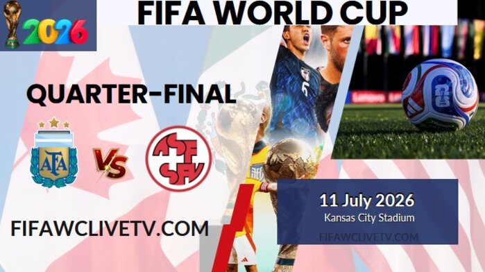 {Quarterfinal} Argentina Vs Switzerland World Cup 2026 Live Stream & Replay slider